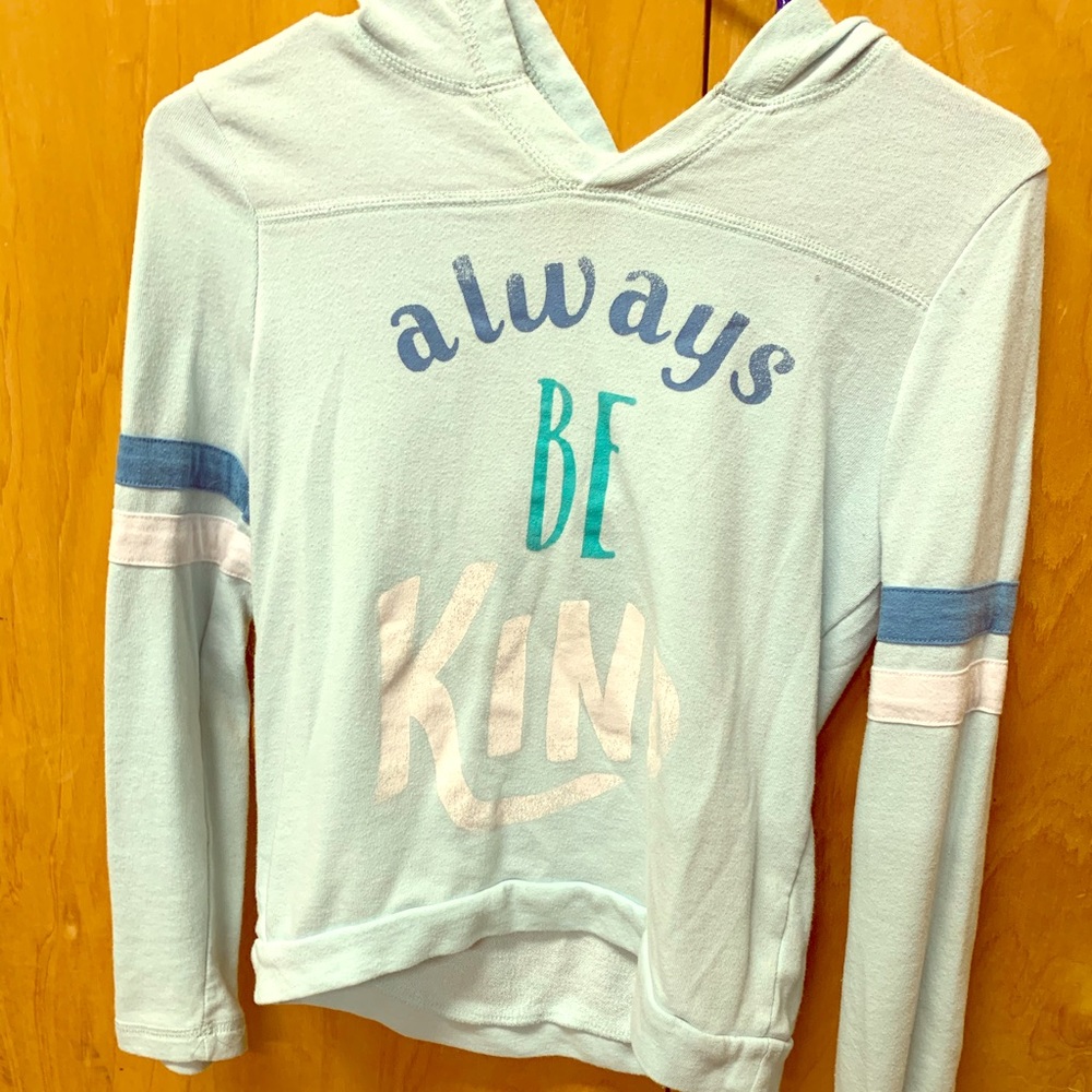 Blue long sleeve shirt